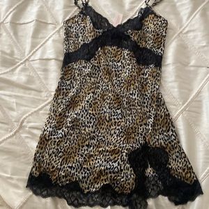 Victoria’s Secret Satin/Lace Lingerie Slip Dress
